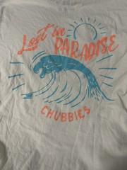 Chubbies Men’s Short Sleeve T-Shirt Wake Up the Weekend, Size Medium Yellow