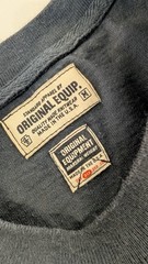 American Trench Original Equipment Tee Medium Black Marshal Weight Made in USA M