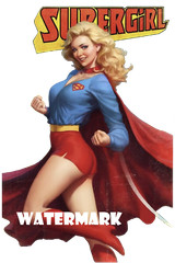 SuperGirl, DC Comics, Justice League, Movie, Graphic, Printed T-Shirt