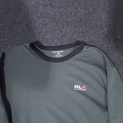 Ralph Lauren Polo Sport RLX Performance Shirt Mens Large Green Long Sleeve