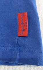 Vintage PEPE JEANS LONDON 2 Sided T-SHIRT “Size Does Matter” Blue Adult Size 3XL