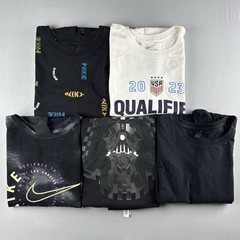 Nike Adidas T Shirt Lot 5 Unisex Mixed Sizes Athletic Streetwear Bundle