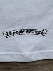 Chrome Hearts Men’s White Pocket Tee M Cotton Cross Logo Graphic Short Sleeve