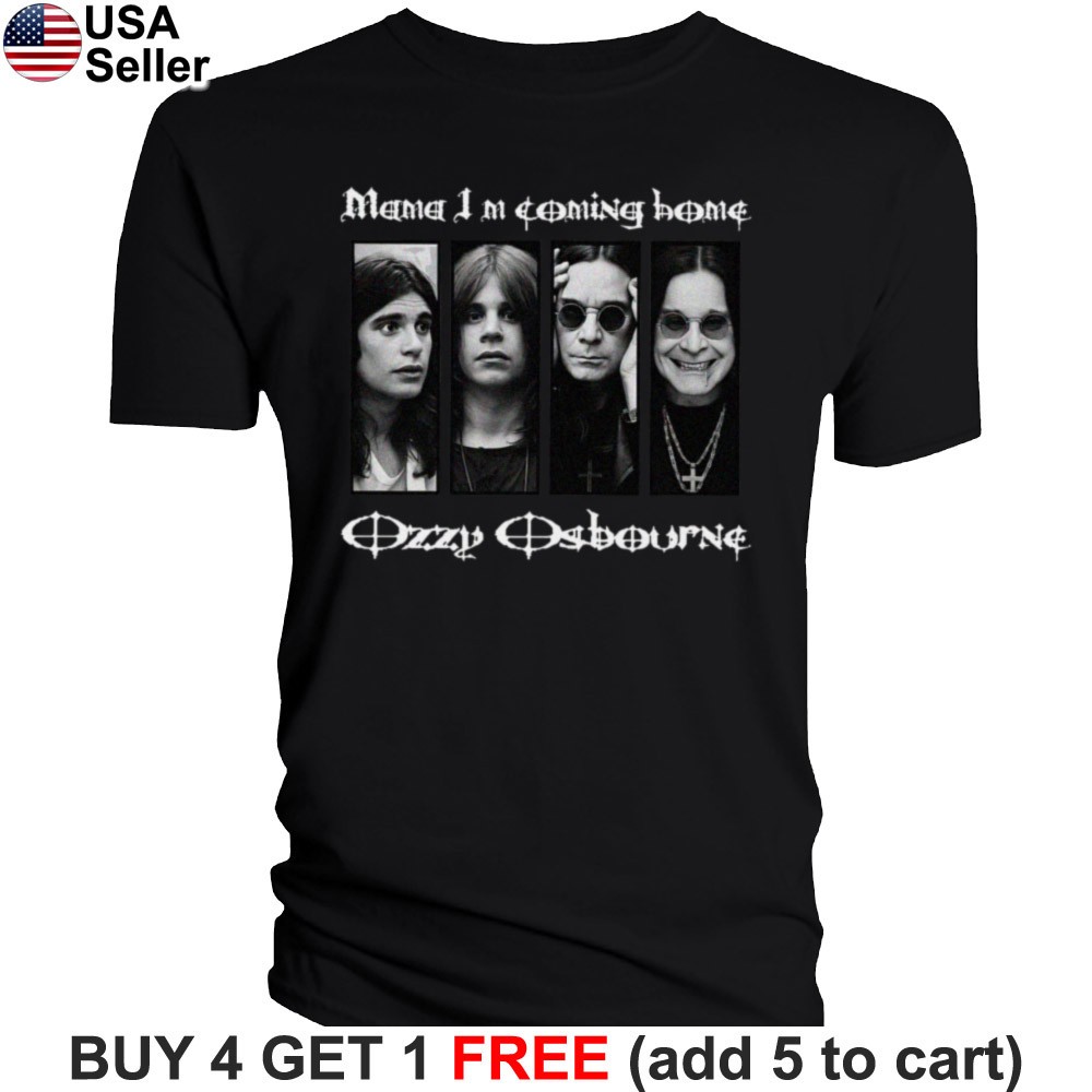 Ozzy Osbourne T-Shirt Mama I’m Coming Home Black Sabbath Tribute Im BOZ01