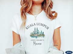 Kuala Lumpur T-Shirt Travel Gift for Malaysia Trip Lovers Souvenir Tee