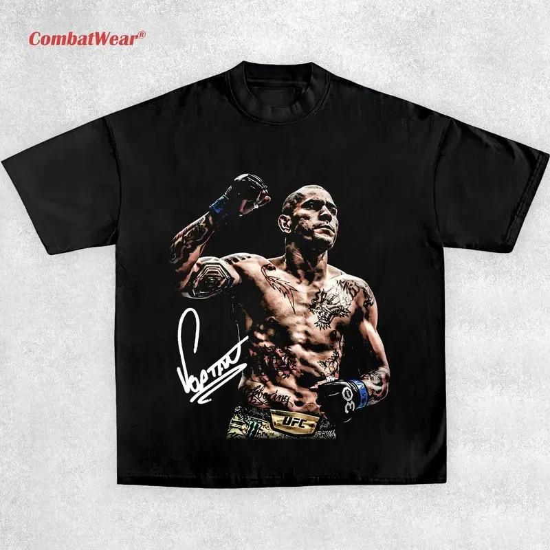 MMA Boxing Fighter Graphic T-Shirt Sports Streetwear Unisex Tee