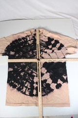 Famous Stars & Straps Tie Dye T-Shirt Black Pink Spiral Adult Size Large d4