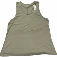 Men’s Tank Top Size Medium Scoop Neck Wide Strap Green NWT