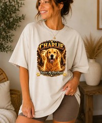 Custom Dog Personalized Pet Comfort Tee Animal Lover Unique Gift