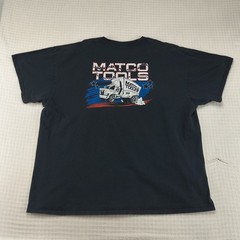 Matco Tools Men Black Graphic T-Shirt Short Sleeve Tool Truck Crew Neck 2XL