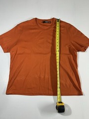 Murano Liquid Luxury Slim Fit Crewneck T-Shirt Orange Men’s Size XL