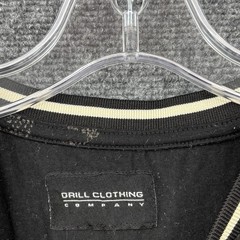 Drill Clothing Company Black Crew Neck T Shirt Men’s XL Dragon Grunge