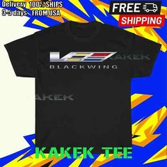 NEW SHIRT CADILLAC RACING BLACKWING LOGO BLACK T-SHIRT FUNNY SIZE S TO 5XL