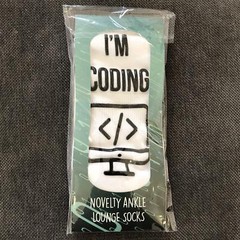 Funny Ankle Socks Do Not Disturb I’m Coding Novelty Gift for Programmers