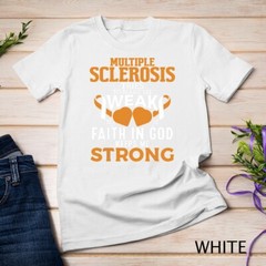 Multiple Sclerosis Awareness Orange Ribbon Women Kid Unisex T-shirt