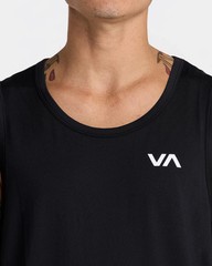 RVCA Men’s Sport Vent SL Performance Tank – Black – New w/Tags