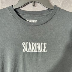Scarface Tony Montana Embroidered Logo Graphic Print T-Shirt Men’s Size Small