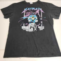 DC Comics Batman Superhero Black & White Short Sleeve T-Shirt Men’s Size M