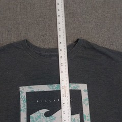 Men’s Billabong T Shirt Large Graphic Surf Gray Short Sleeve