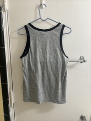 Nike Sportswear Ace Logo Ringer Icon Tank Mens Small Black Gray Red Tag