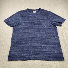 Pact Clothing Shirt Men Large 100% Organic Cotton Heather Blue Natural Fiber
