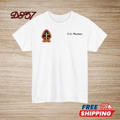 2nd Battalion 2nd Marine Regiment USMC Small Logo T-Shirt S to 5XL Made In USA