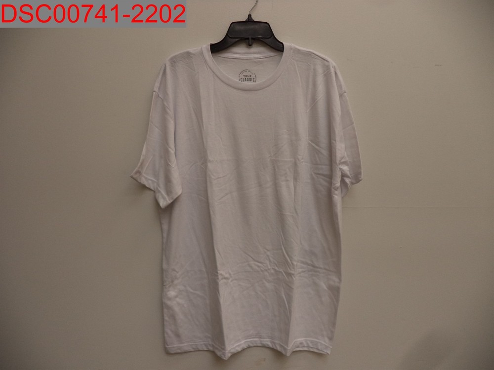 NWT – Stain, True Classic Men’s White T-Shirt, Size XL TCT4000WhiteXL