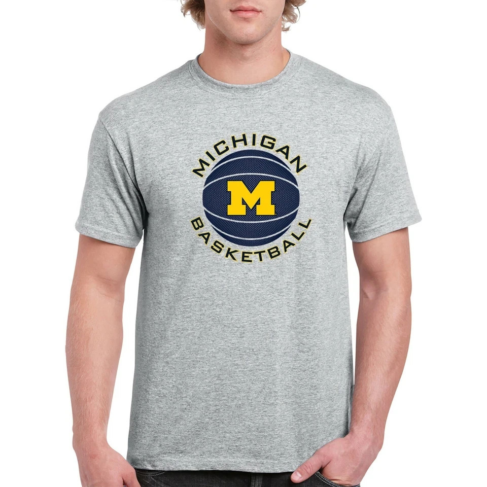Michigan Wolverines Basketball Logo Classic Fan Shirt T shirt