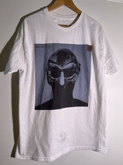 MF DOOM Mad Villain Rap Tee Shirt-Printed on Fabric Material Streetwear Hip Hop.