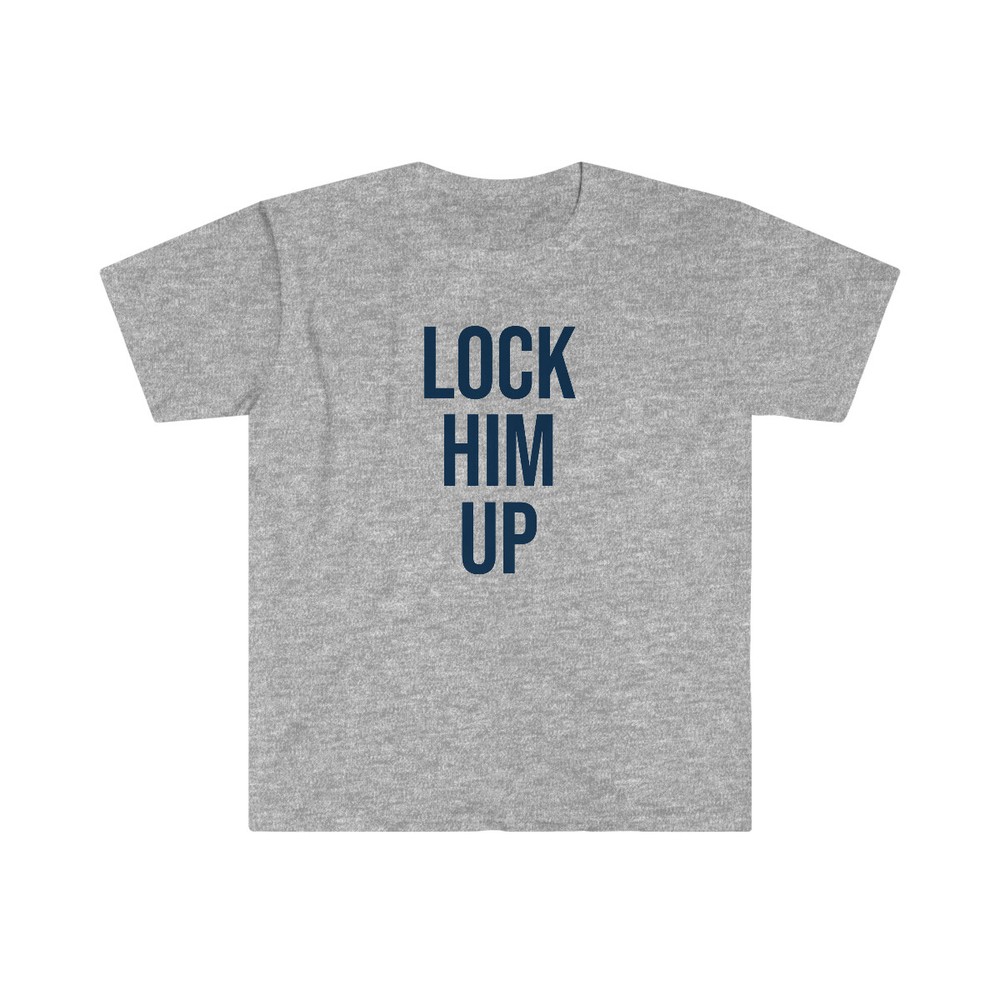 Lock Him Up Presidential Donald Trump Unisex Softstyle T-Shirt