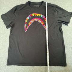 ETERNITY BC/AD BAPE Shark Mouth Embroidered Mouth T-Shirt Black 2XL