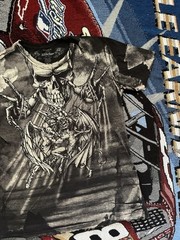 Affliction Puppet Master Shirt Angels vs Demons Gray Men’s XL Rare Y2K