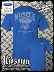 Ford High Performance Muscle V8 Logo 2-Sided T-Shirt – Mustang GT500 Shelby