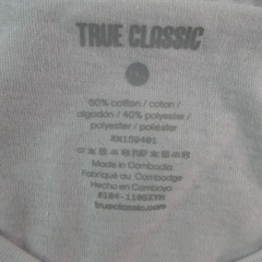 True Classic Shirt Mens 3XL Black White Crew Neck Pocket Tagless 2 Pack NWOT