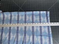 90s Striped Pattern T-Shirt Adult Large Blue Striped Geometric Skater USA Made