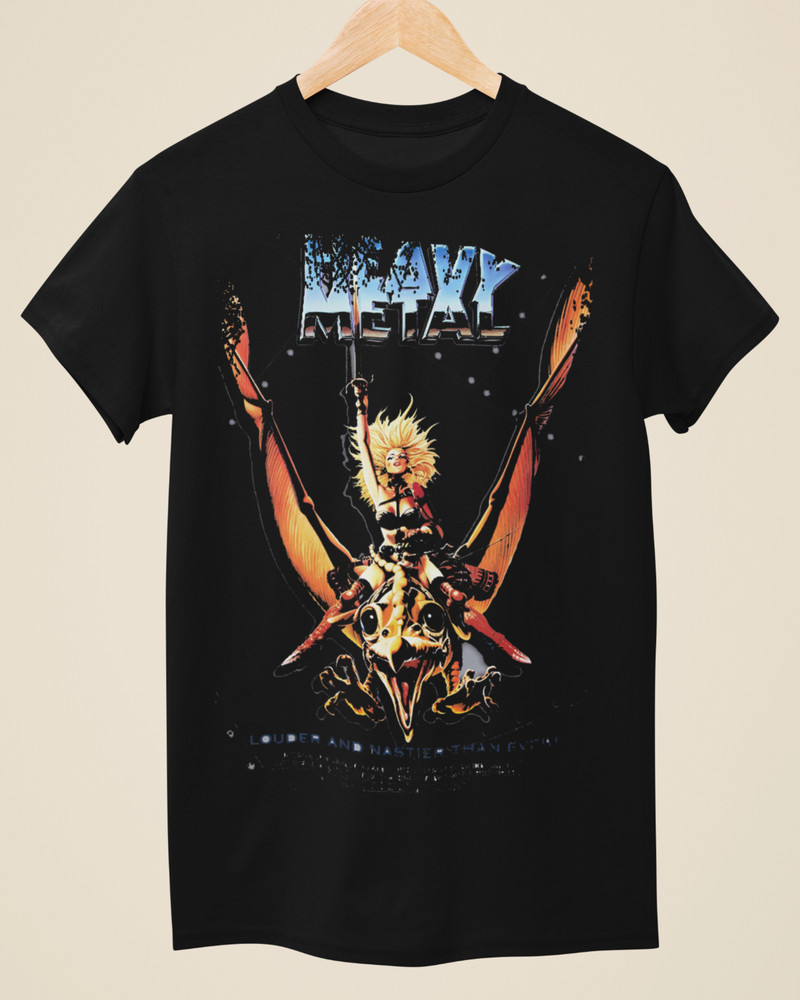Heavy Metal – Movie Poster Inspired Unisex Black T-Shirt
