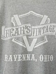Men’s Bear’s Vintage Gray Eagle Graphic T-Shirt XL Biker Moto