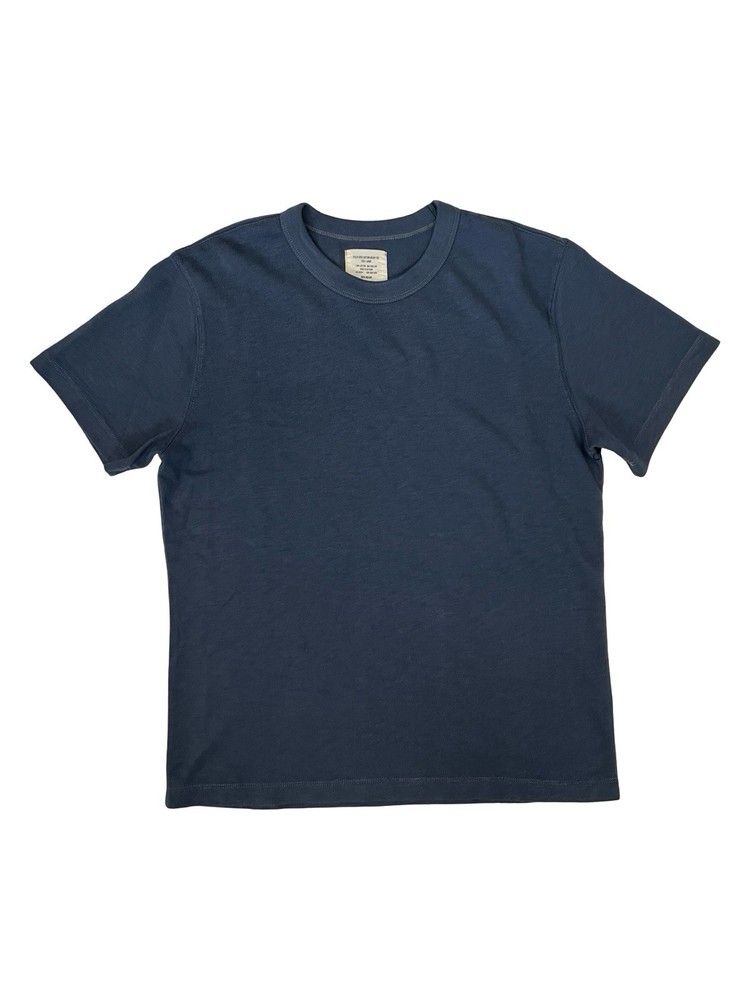 Buck Mason Field Spec Cotton Heavy Tee Men’s L Blue NWT