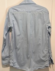 Scotch & Soda Modern Fit Blue Button Down Shirt 15.5 39 Stretch Cotton