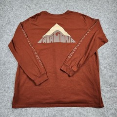 Patagonia Men’s XL Long-Sleeved Driftways Organic T-Shirt – Dried Vanilla