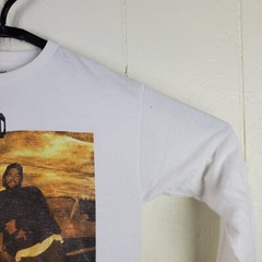 Boyz N The Hood Shirt Mens Medium White Crew Neck Long Sleeve Graphic Stretch