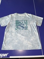 Sanrio License UT Cinnamoroll Tie Dye Blue T-shirt Tee Sz XL Anime 100% Cotton