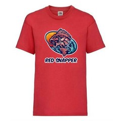 Fishing Red Snapper Trout Fish Humour Novelty T Shirt Various Colours And Sizes