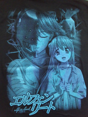 ELFEN LIED T-SHIRT,WAIFU VINTAGE STYLE ANOTHER RE ZERO HENTAI SORA MIRAI NIKKI