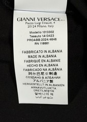 Versace Pop Pin Mesusa Black Cotton Jersey T-shirt Men’s Size XL Authentic