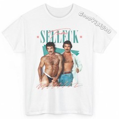 Tom Selleck 80s Retro Aesthetic Magnum P.I. Vintage Tee S-5XL Men Women Unisex