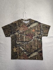 Mossy Oak Break Up Infinity Men Shirt Extra Large Green Cotton Short Sleeve Tee