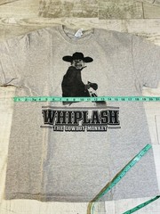 Whiplash The Cowboy Monkey Men’s Medium Gray T-Shirt Rodeo Movies