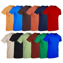 BILLIONHATS 4 Pack T-Shirts – Size 7X – Plus Size Men’s Solid Colors Cotton