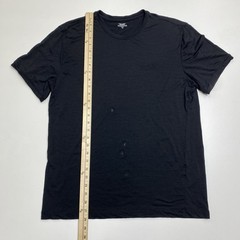 Icebreaker Mens XL Black Pure Merino Superfine Ultralite Wool T-Shirt Outdoor